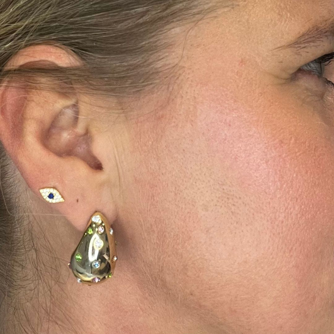 Sølv dråber (lyse sten)