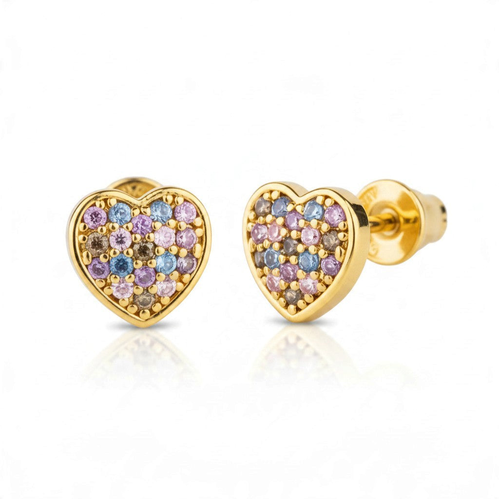 Lilla heart (guld)