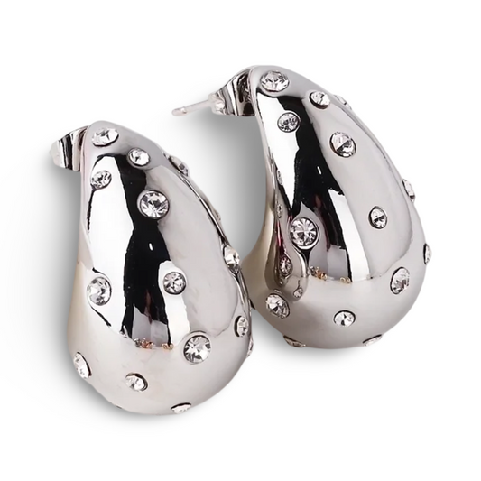 Sølv dråber (lyse sten)