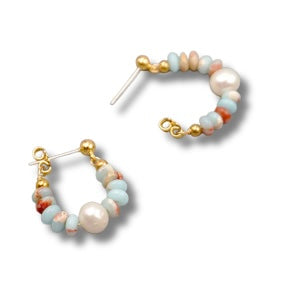 Sommer perle øreringe