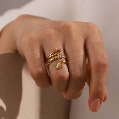 Snake ring (guld)