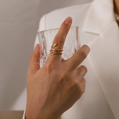 Snake ring (guld)