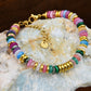 Colorful perle armbånd