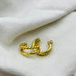 Dobbelt tube guld ørering
